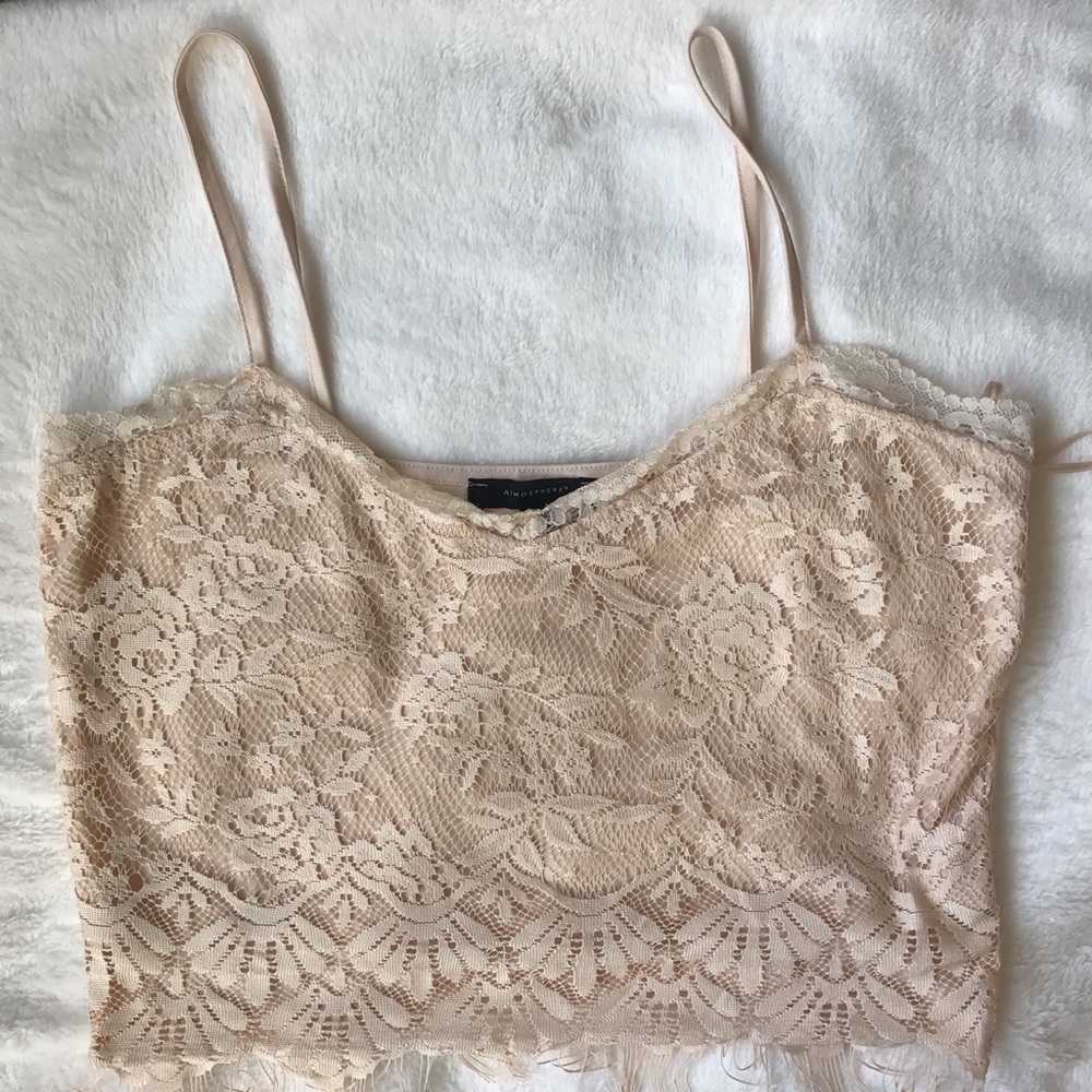 Blush Pink Boho-chic Atmosphere Crop Top